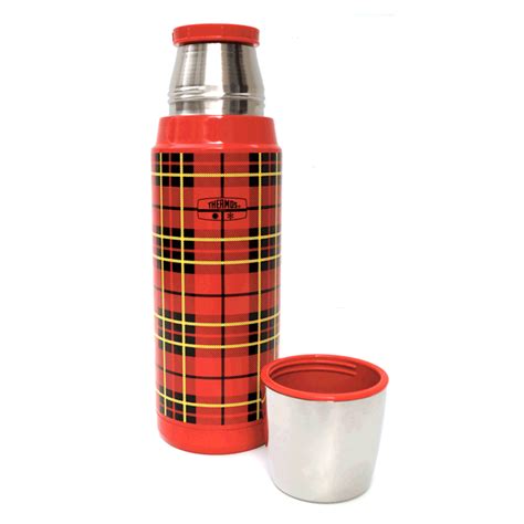 thermos plaid